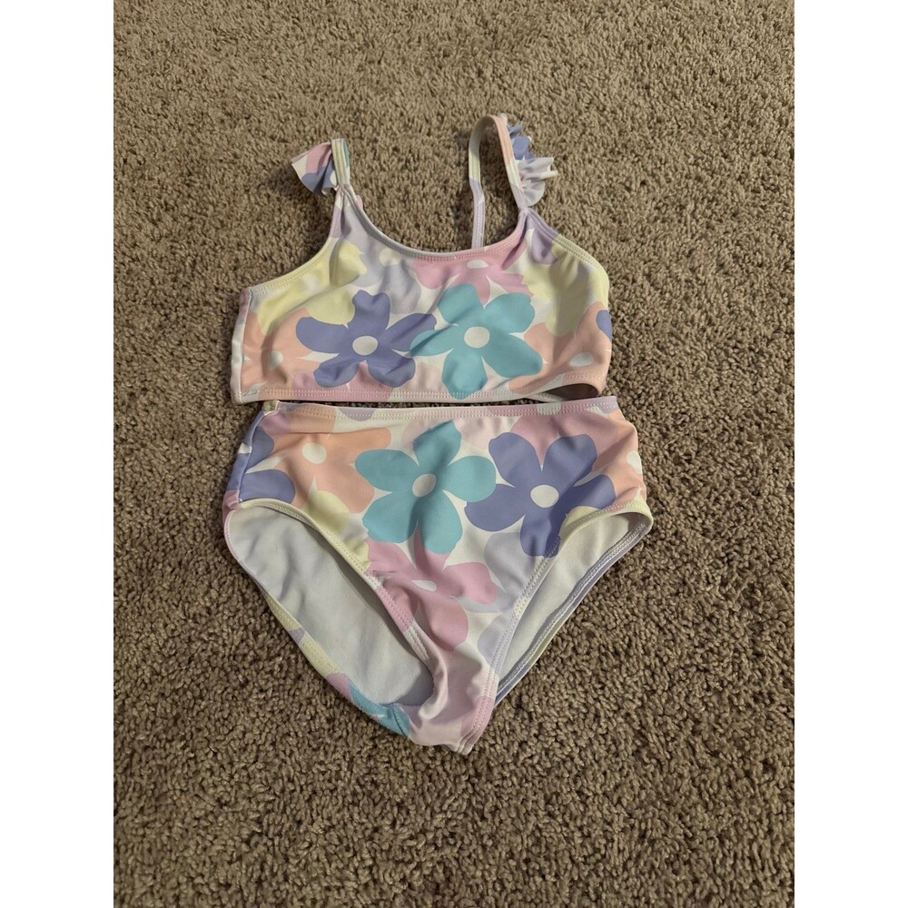 Size 8 girls two piece bathing suit